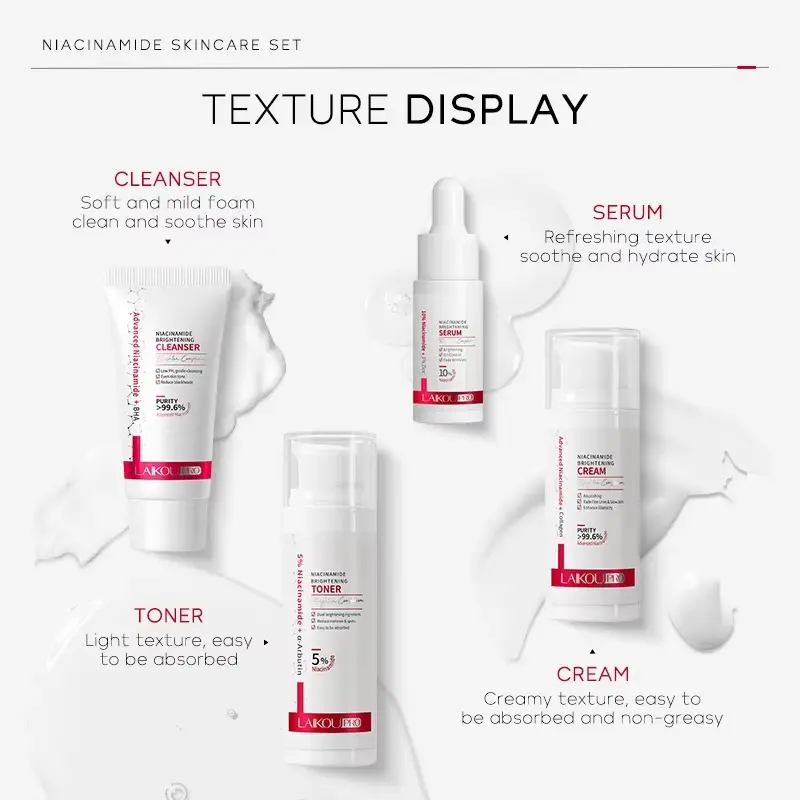 Picture of LAIKOU Pro Niacinamide Moisturizing Skin Care 4 Pcs Set- 147ml