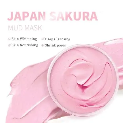 Picture of LAIKOU Japan Sakura Hydrating, Pores Cleansing & Oil Control Mud Mask- 90g