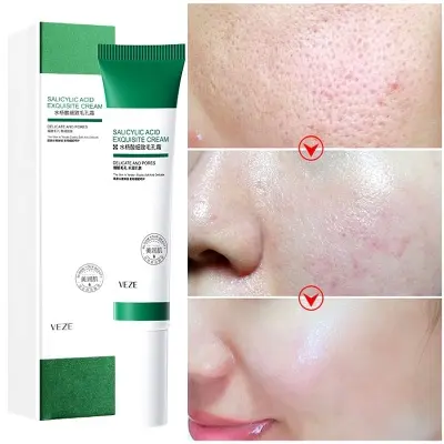 Picture of VEZE Salicylic Acid Pores Shrink Refining Cream Repair Large Open Pore Removal Cream- 20g