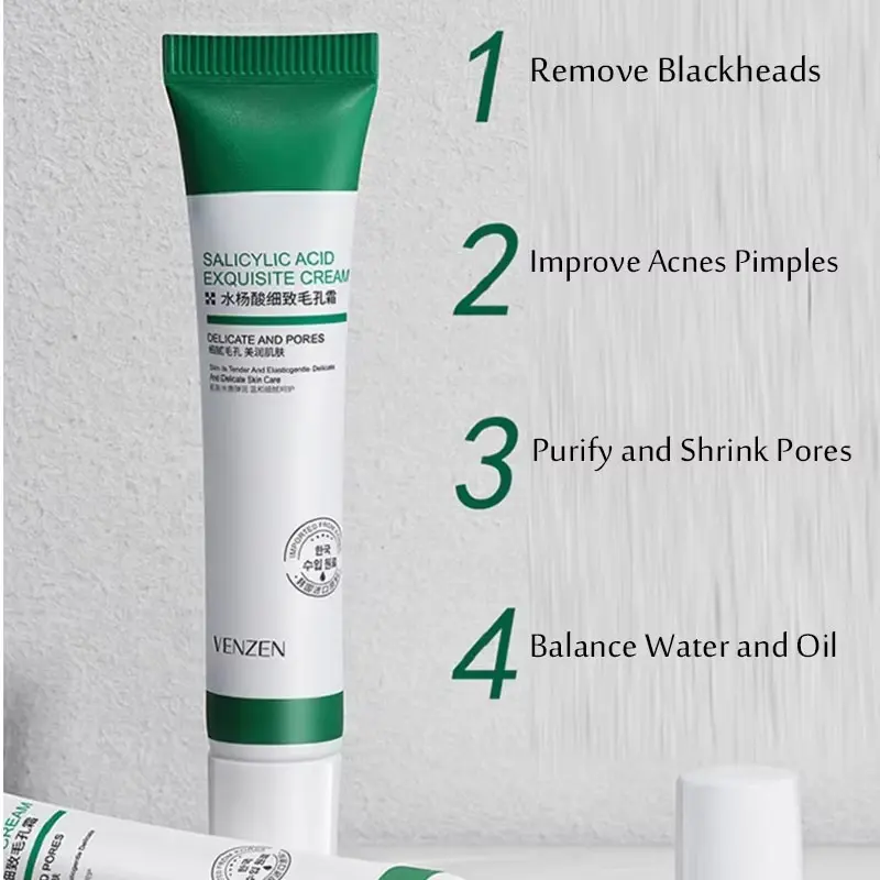 Picture of VEZE Salicylic Acid Pores Shrink Refining Cream Repair Large Open Pore Removal Cream- 20g