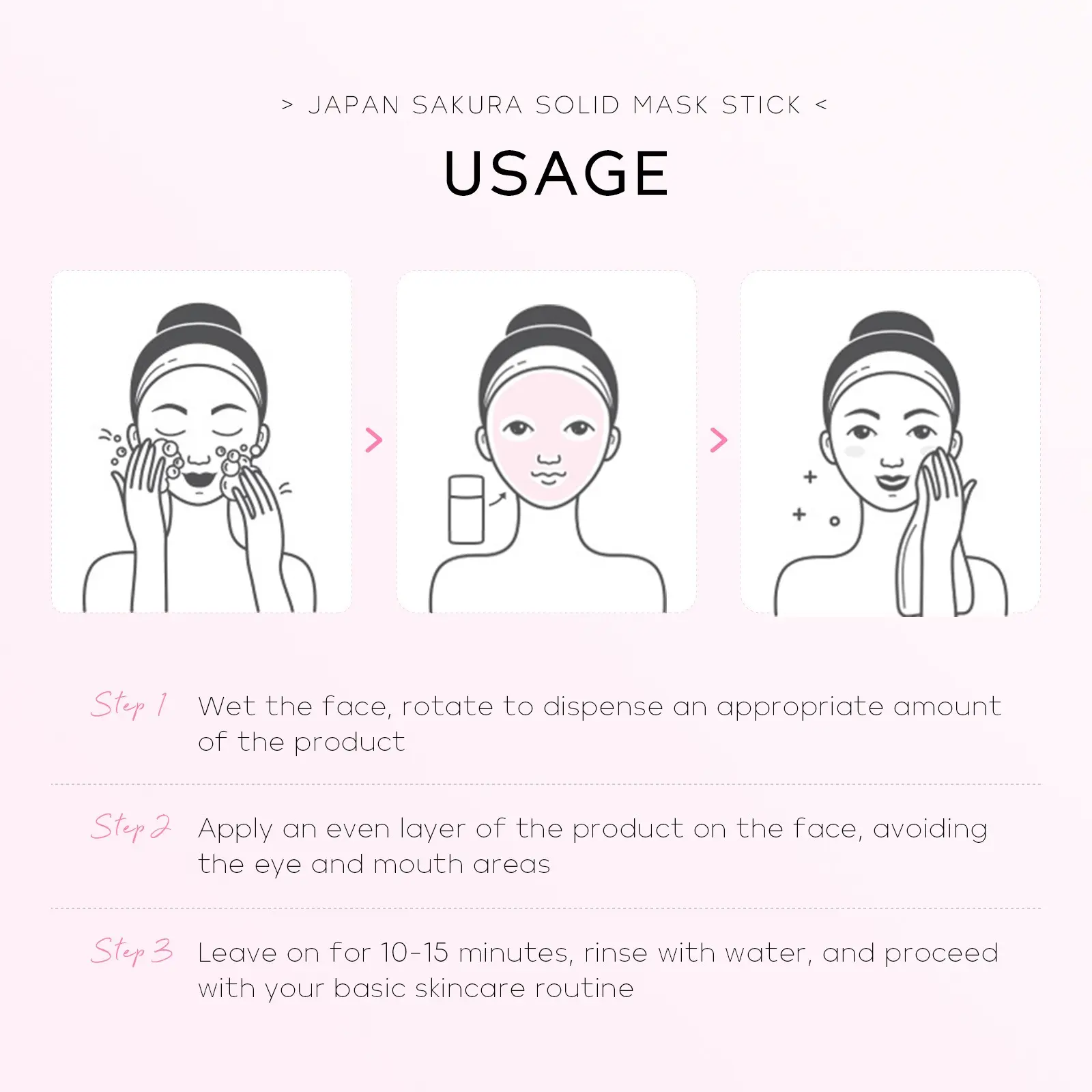 Picture of LAIKOU Japan Sakura Pores Cleansing Oil Contol Solid Mask Stick- 40g
