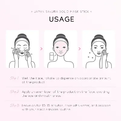 Picture of LAIKOU Japan Sakura Pores Cleansing Oil Contol Solid Mask Stick- 40g