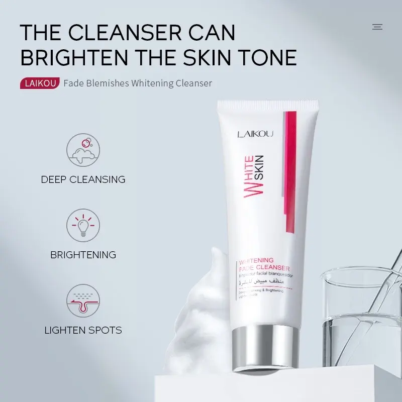 Picture of LAIKOU White Skin Fade Facial Foam Cleanser- 80g