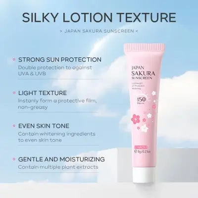 Picture of LAIKOU Japan Sakura SPF50 PA+++ Sunscreen- 8g