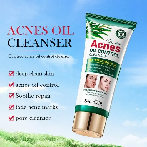 Picture of SADOER Tea Tee Acnes Reduce Oil Control Cleanser- 100g Face Wash