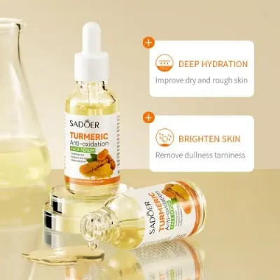 Picture of SADOER Turmeric Anti-Oxidation Hydrating & Lighten Face Serum- 30ml