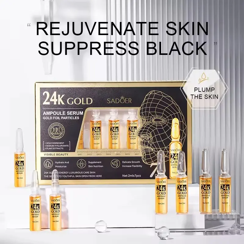 Picture of SADOER 24K Golden Ampoule Hydrating & Moisturizing Serum- 2mlX7pcs