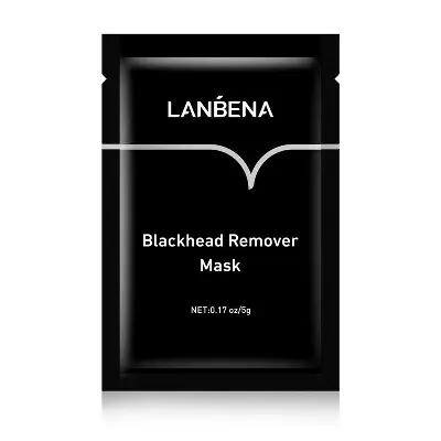 Picture of 4 Peace Lanbena Black Mask Blackhead Remover Pill Of Mask Mud Face Mask Charcol Mask Nose Acne Treatment Skin Care (4 Piece Combo)(Fresh)
