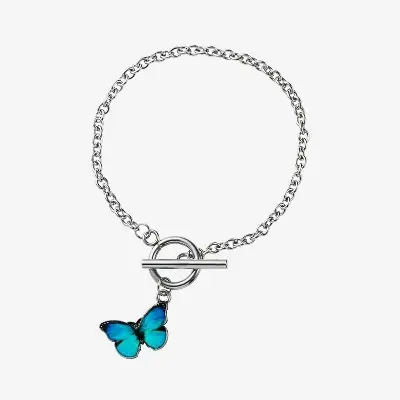 Picture of 2 Pcs/Set Blue And Purple Color Butterfly Bracelet For Women Fashion - Bracelet(Blue)