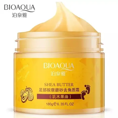 Picture of BIOAQUA Shea Butter Foot Massage Scrub Exfoliating Cream- 180g(Foot)