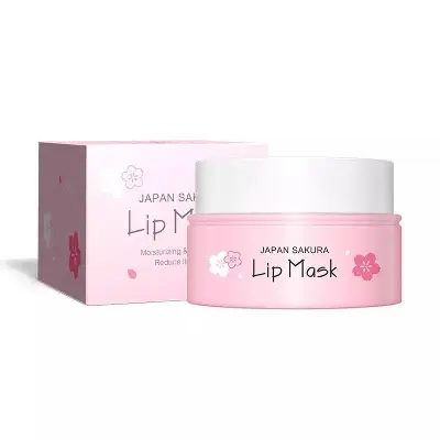 Picture of Likeo Japan Sakura Lip Mask For Moisturizing And Repair Lip Lip Line-8 G(Pink)