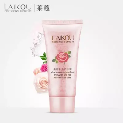 Picture of Laikou tender moisturizing pink rose hand cream- 60g(Pink-Rose)