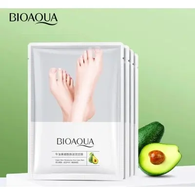 Picture of Bioaqua Avocado Moisturizing Foot Sheet Mask- 1 Pair(Foot)