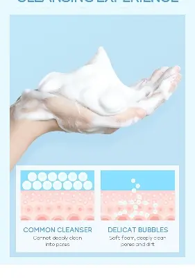 Picture of LAIKOU Milk Moisturizing Deep Cleaning Facial Cleanser- 50g(White-Milk)