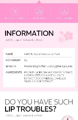 Picture of Laikou 4 Pcs/Set moisturizing lip msk 6g(4 Pcs/Set)