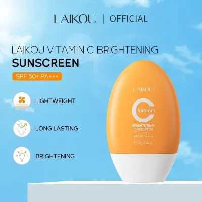 Picture of LAIKOU Vitamin C Brightening Sunscreen SPF 50+++ - 50g(Vitamin C Sunscreen Cream)