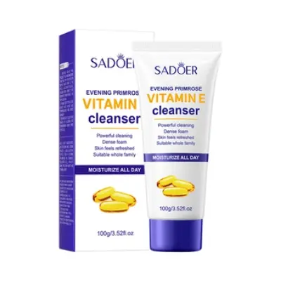 Picture of SADOER Evening Primrose Vitamin E Moisturizing Deep Cleansing Facial Cleanser- 100g(Vitamin E)