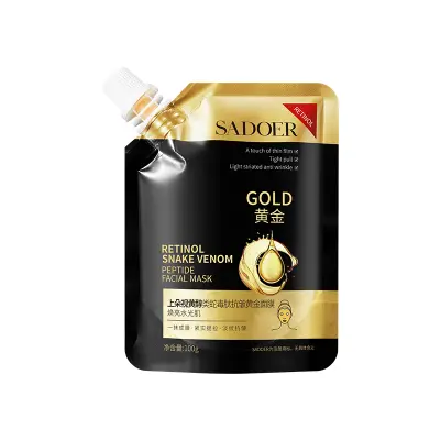 Picture of SADOER Gold Retinol Snake Venom Peptide Anti wrickle Facial Mask- 100g(Gold)