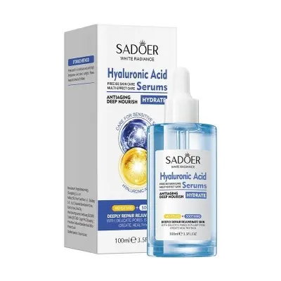 Picture of SADOER Hyaluronic Acid Anti Aging Deep nourish & hydrate Serum- 100ml(Hyaluronic Acid)