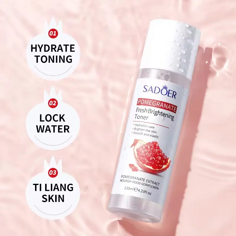 Picture of SADOER Pomigranate Hydration, Brighten Toner- 120ml(Pomegranate)
