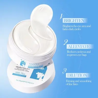 Picture of SADOER Ceramie Organic Pure Milk Nourish Eye Mask- 60 pcs(Eyes)