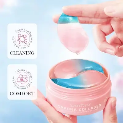 Picture of SADOER Collagen Sakura Multi Effect Nourish Eye Mask- 60 pcs(Eyes)