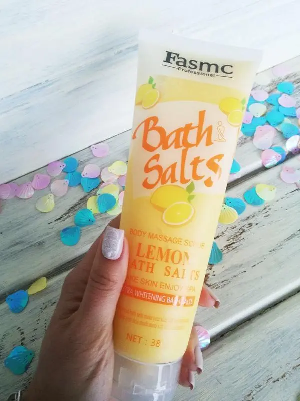 Picture of Fasmc Lemon Bath Salts Bath Scrubs- 380g(Lemon)