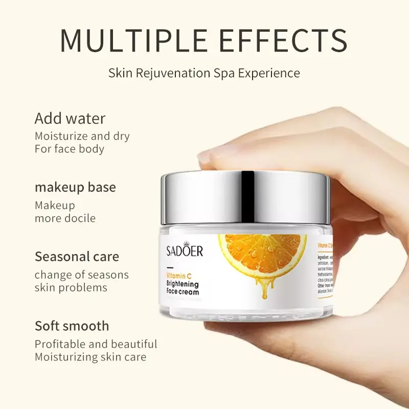 Picture of SADOER Vitamin C Brighten Orange Essence Face Cream- 50g(Vitamin C)