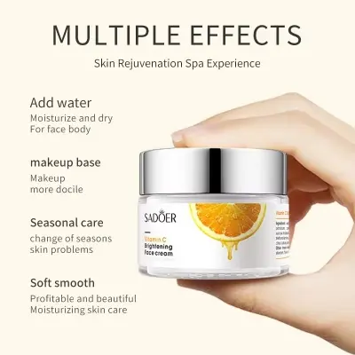 Picture of SADOER Vitamin C Brighten Orange Essence Face Cream- 50g(Vitamin C)
