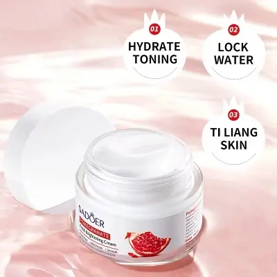 Picture of SADOER Pomegranate Brighten Rejuvenating Face Cream- 50g(Pomegranate)