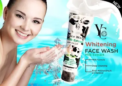 Picture of YC whitaning Milk Extracted Dep Cleansing Face Wash-100ml(Milk)