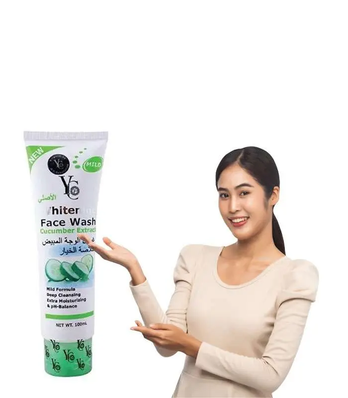 Picture of YC Whitaning Cucumber Extracted Deep Cleansing Face Wash- 100ml(Cucumber)