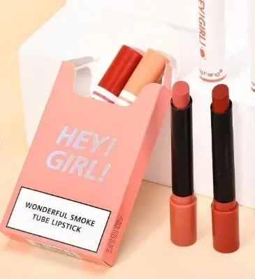Picture of HenhFang Hey Girl 4 Pcs/set Wonderful Smoke Tube Lipstick(4)