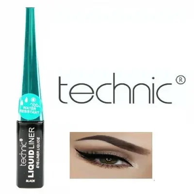 Picture of Technic Liquid Liner Water Resistant Eye-Liner Liquide- 6ml (Black)(Black)