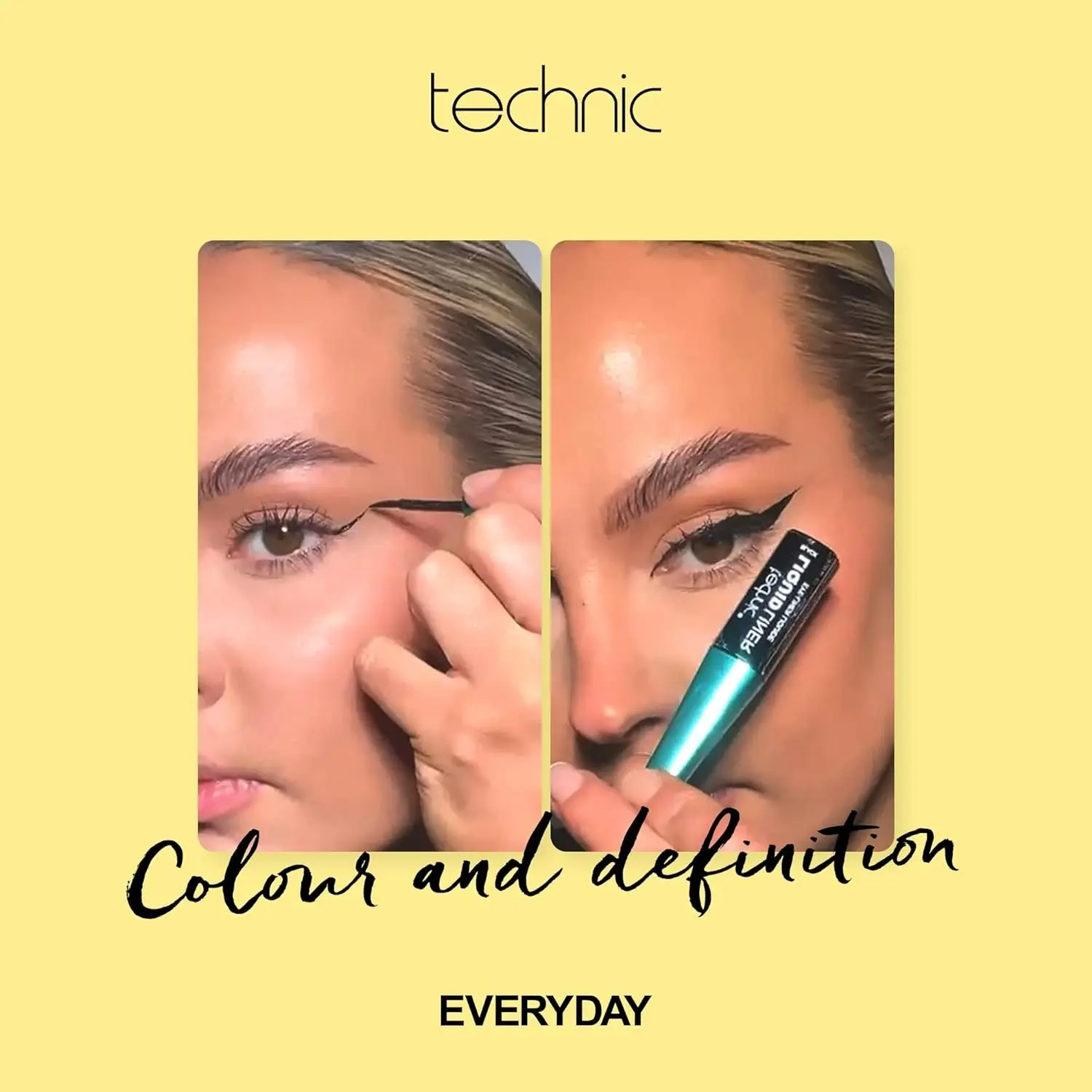 Picture of Technic Liquid Liner Water Resistant Eye-Liner Liquide- 6ml (Black)(Black)