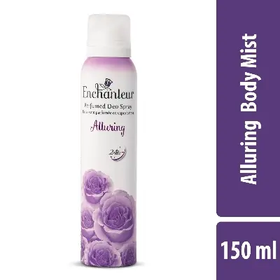 Picture of Enchanteur Alluring Deodorant Perfumed Body Spray- 150ml(Alluring)