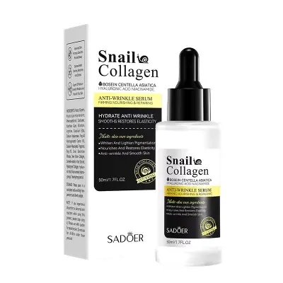 Picture of SADOER Snail Collagen Bosein Centella Asiatica Hyaluronic Acid Niacinamide Anti Wrinkle Serum- 50ml(Snail Collagen)
