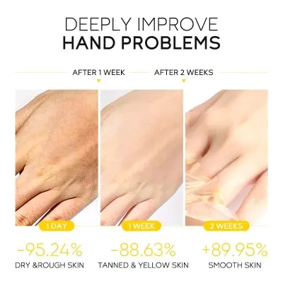 Picture of LAIKOU Milk Honey Exfoliating Hand Wax- 50g(Honey)