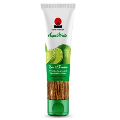 Picture of Thanakha Shwe Pyi Nann Super White Lime Acne Control Facial Cleanser- 50ml(Lime & Thanakha)
