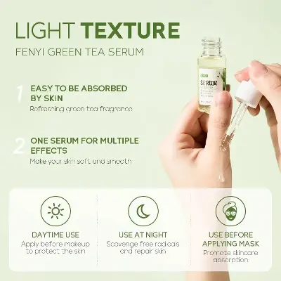Picture of Fenyi Green Tea Moisturizing & Oil Control Face Serum- 17ml(Green Tea)