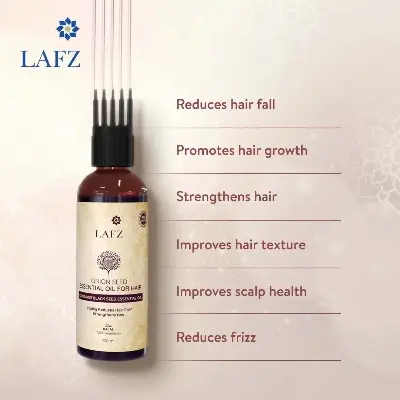 Picture of LAFZ Onion Seed Essential Hair Oil- 100ml(Onion Seed)