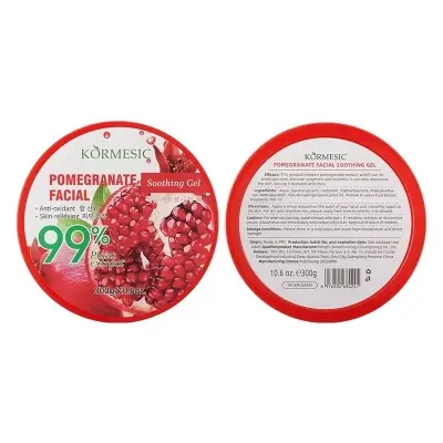 Picture of Kormesic Pomegranate 99% Plant Extracted Facial Soothing Gel- 300g(Pomegranate)