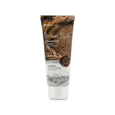 Picture of 3W Clinic Brown Rice Moisturizing & Smooth Skin Cleansing Foam- Face Wash (100ml)(Brown Rice)