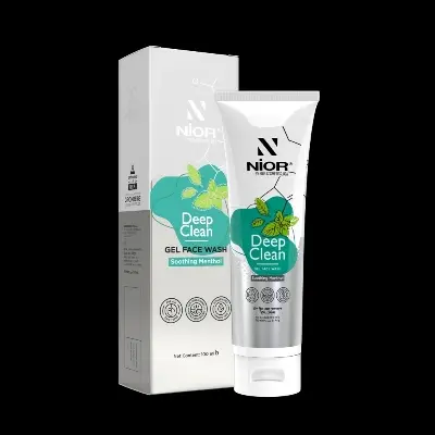 Picture of NIOR Deep CLean Soothing Menthol Gel Face Wash- 100ml(Soothing Menthol)