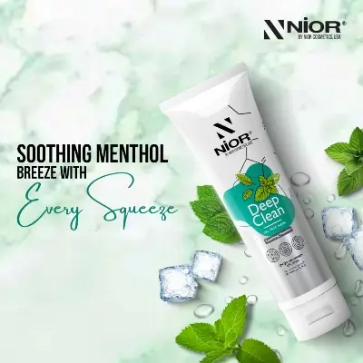 Picture of NIOR Deep CLean Soothing Menthol Gel Face Wash- 100ml(Soothing Menthol)