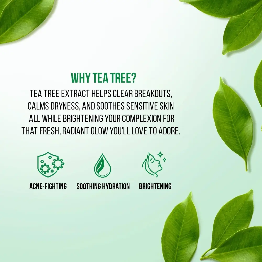 Picture of NIOR Tea Tree Deep Cleansing Gel Face Wash- 100ml(Tea Tree)