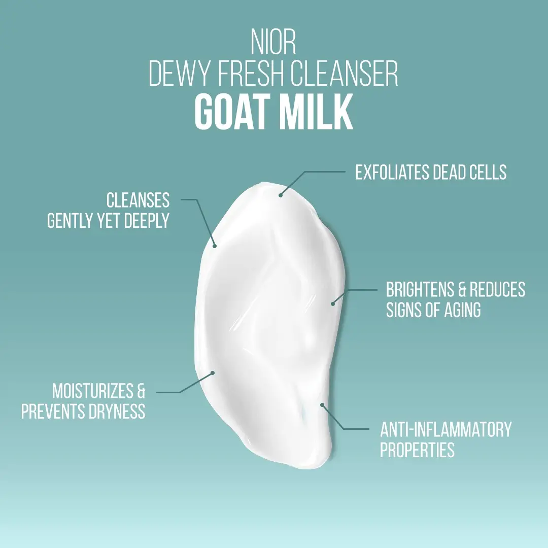 Picture of NIOR Dewy Fresh Goat Milk Cleanser- 100ml(Goat Milk)