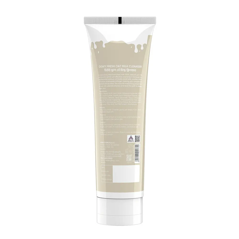 Picture of NIOR Dewy Fresh Oat Milk Cleanser- 100ml(Oat Milk)