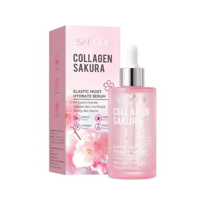 Picture of SADOER Collagen Sakura Elastic Moist Hydrate Serum- 100ml(Sakura Collagen)