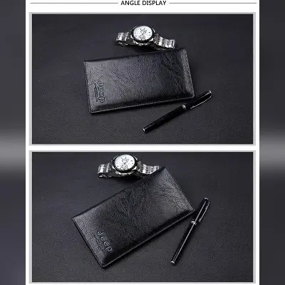 Picture of Men Wallets Men Jeep Wallet with Coin Bag Small Money Purses New Design Dollar Slim Purse Money Clip Wallet